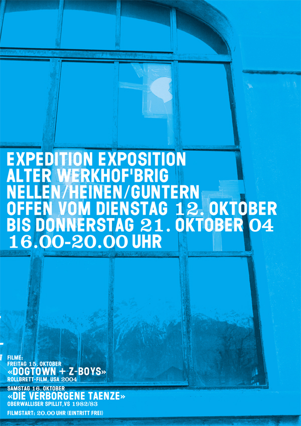 Plakat Expedition Exposition K.K. Kunstkollegen 2004