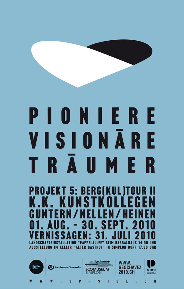 Plakat Pioniere Visionäre Träumer K.K. Kunstkollegen